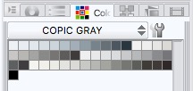 Clip Studio Paint Copic Marker Gray color set