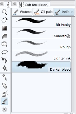 Clip Studio Paint Brush Tool