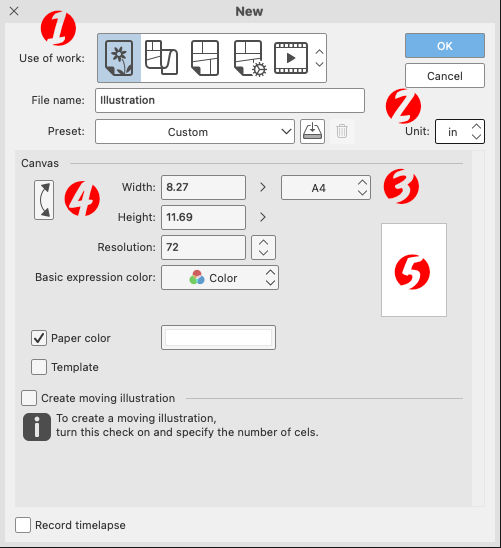 Clip Studio Paint v 1.10.10 New window choices