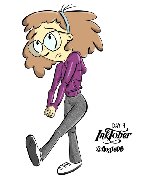 Heather Gray final results from my Inktober drawing.