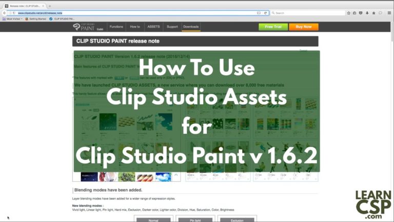 An Introduction to Clip Studio Assets