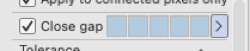 The Indicator version of the Close the Gap option on the Fill tool