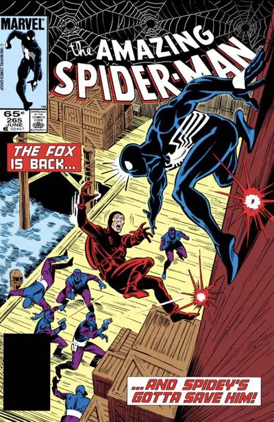 The Amazing Spider-Man #265 cover by Ron Frenz and Joe Rubinstein