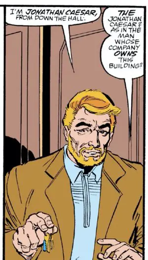 Jonathan Caesar's first appearance in The Amazing Spider-Man #304