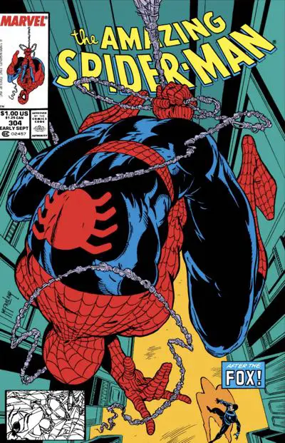 Cover to Amazing Spider-Man #304 by Todd McFarlane