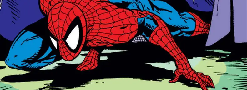 Detail to the cover of Amazing Spider-Man #305 by Todd McFarlane