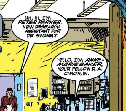 Rick Parker's word balloons are perfectly circular in spots, which is weird.
