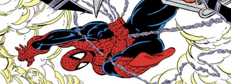 The Amazing Spider-Man #312 cover detail by Todd McFarlane
