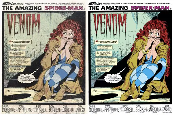 Comparing page 1 in newsprint versus the Omnibus