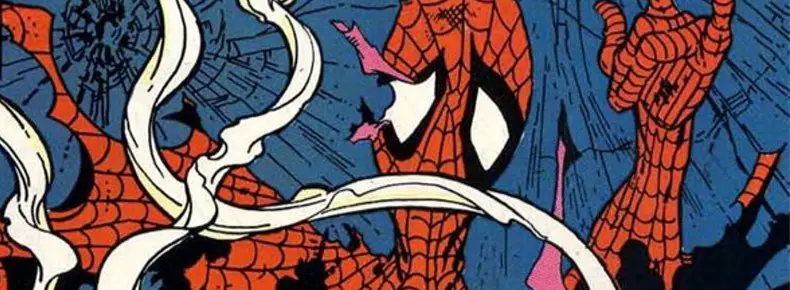 The Amazing Spider-Man #302 cover detail by Todd McFarlane