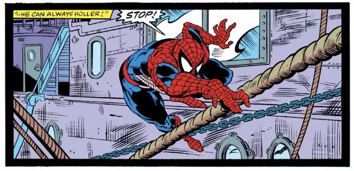 Mark McKenna inks Todd McFarlane on Amazing Spider-Man #305