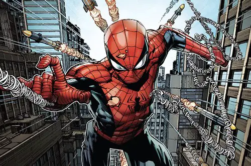 Chris Bachalo's Spider-Man webbing from Non-Stop Spider-Man #1