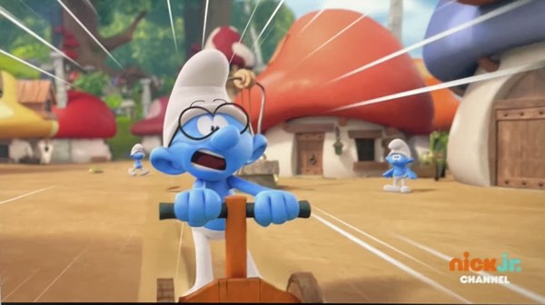 Brainy Smurf loses control of his Segway in spectacular fashion