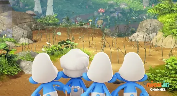 The Smurfs discover an empty sarsaparilla field
