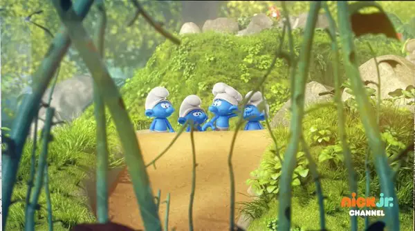The Smurfs discover an empty sarsaparilla field