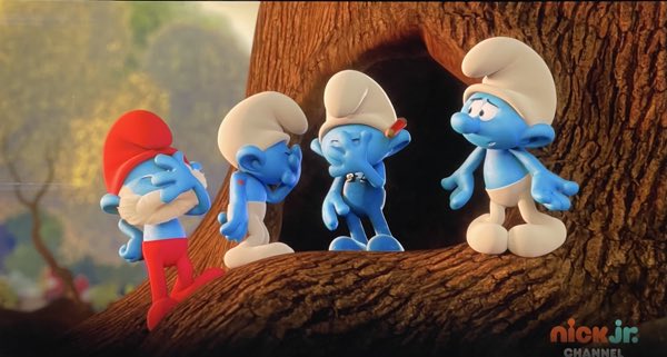 The Smurf Facepalm