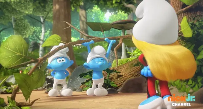 A Smurf doesn't believe in individual work. They're never alone.