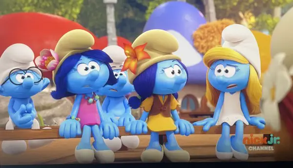 None of the female Smurfs wear white pants anyway. What kind of makeover is this?