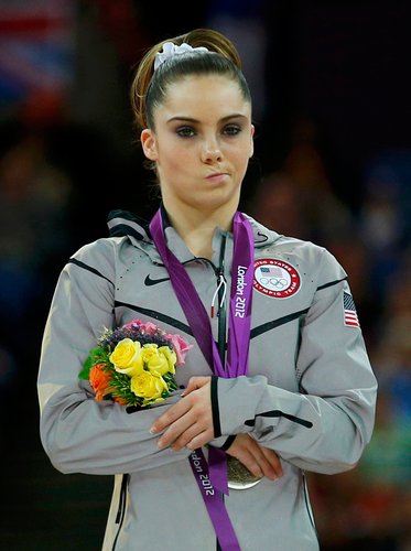 McKayla Maroney's internet meme smirk